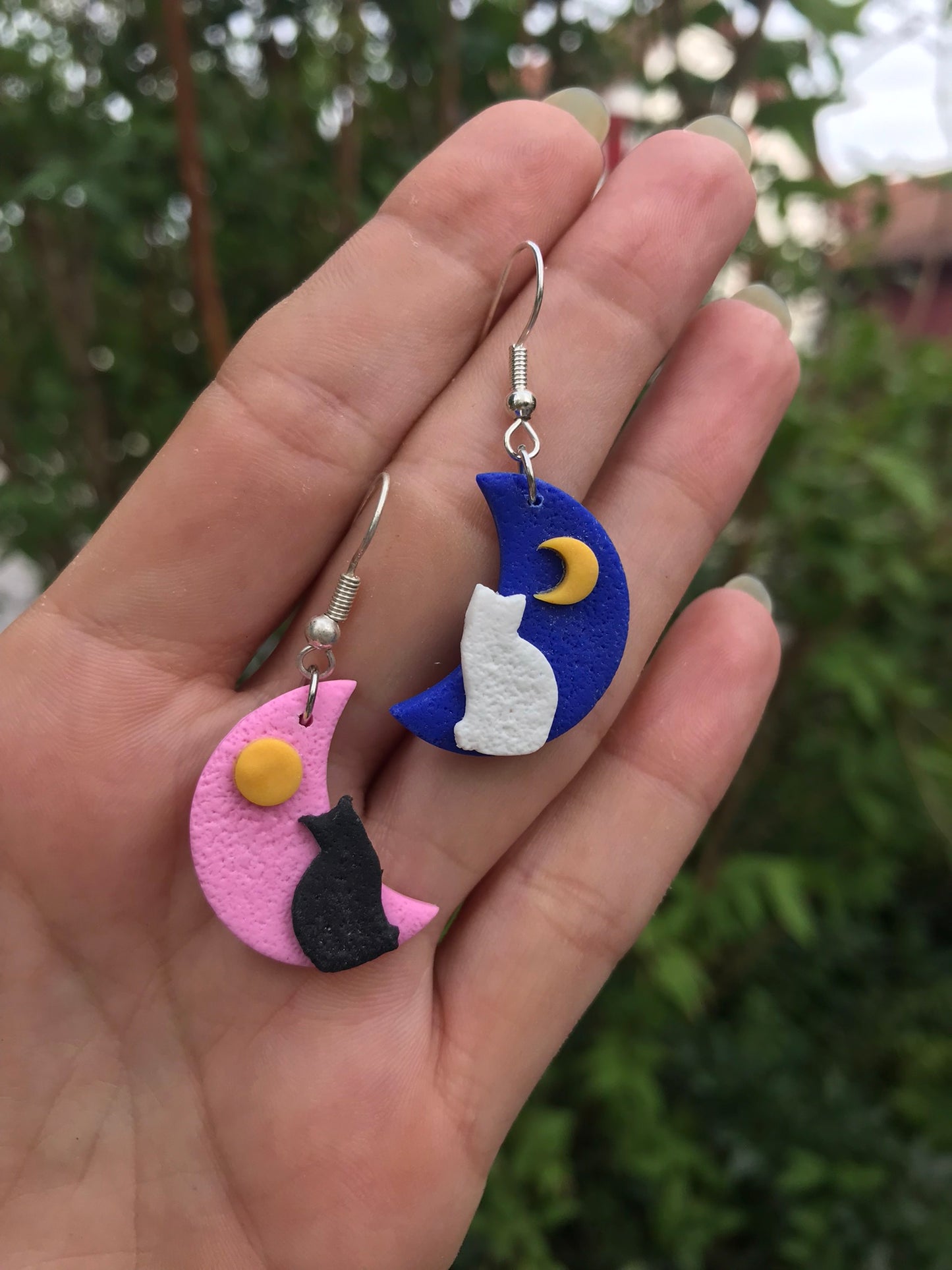 mini cat in the moon