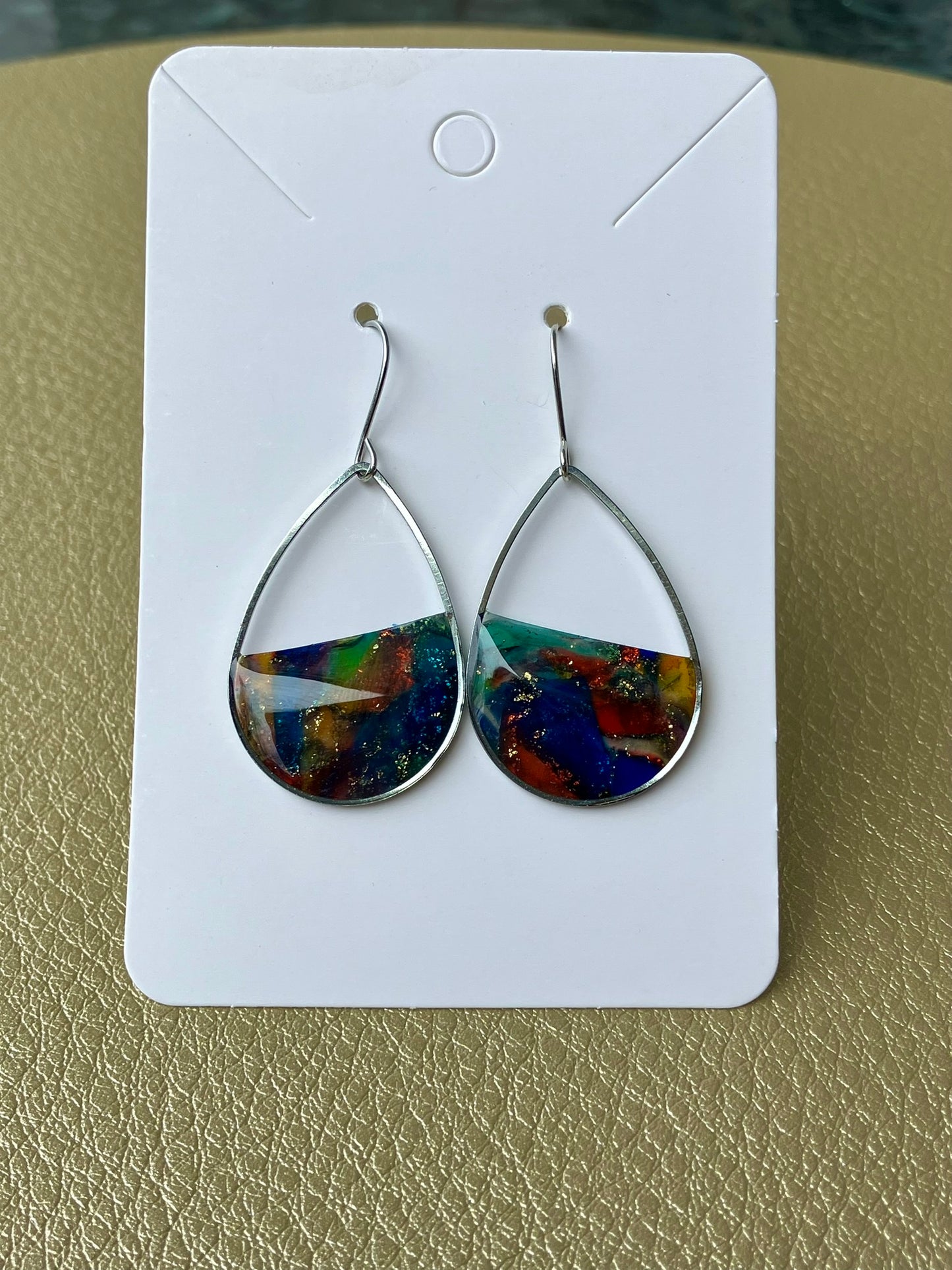 silver-drop stained glass