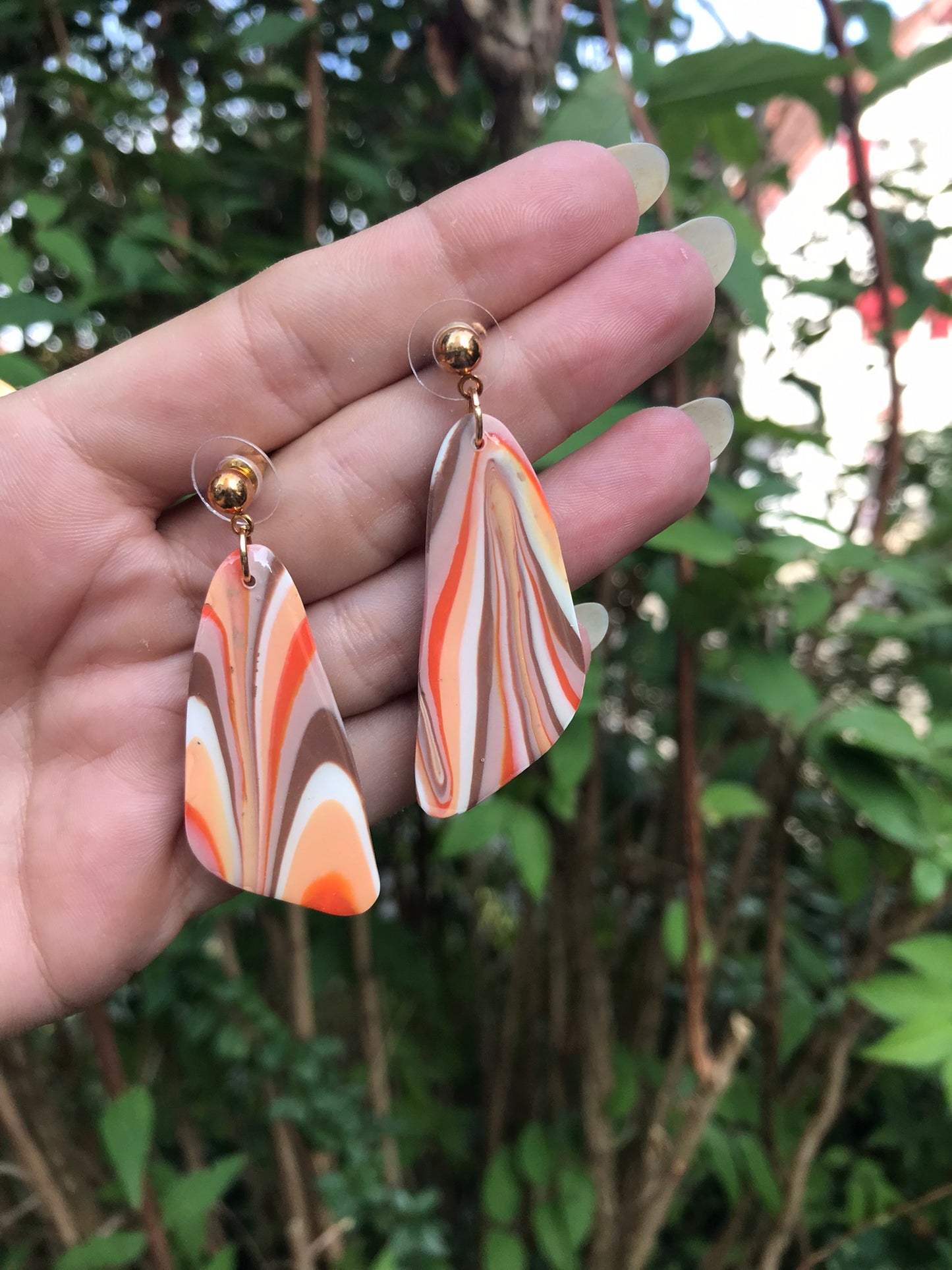 Funky disco dangles in blue/green