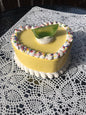 cake box lime yellow