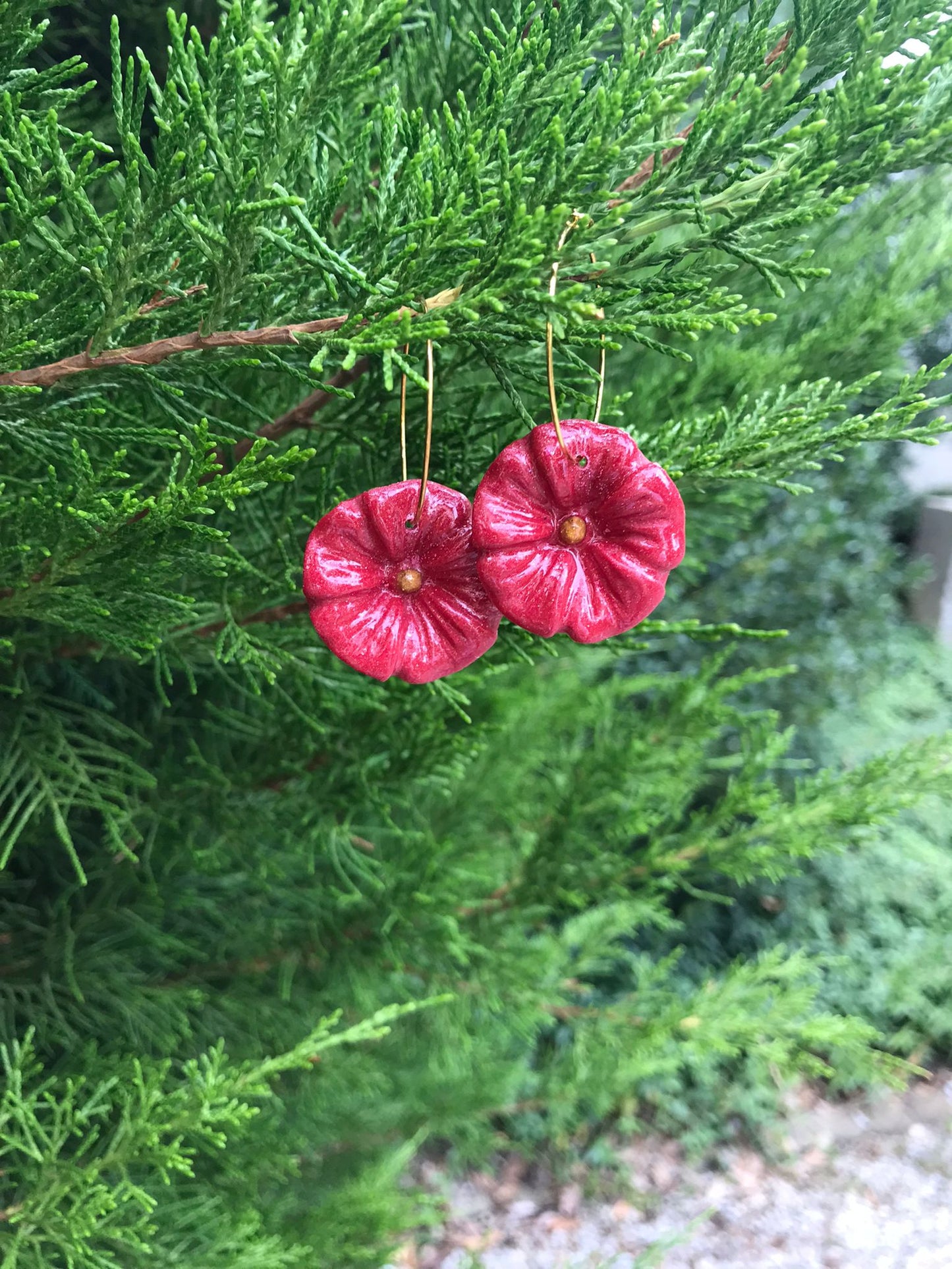 flower hoops